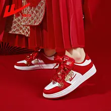 華やかな赤のウェディングシューズ【厚底・快適・デザイン性に優れたレディース用】（セットアップ対応）