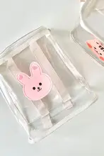 通園バッグ キッズ ガールズ クリア PVC くま柄 保育園 幼稚園 「JOJO'S L. PD.stay.」