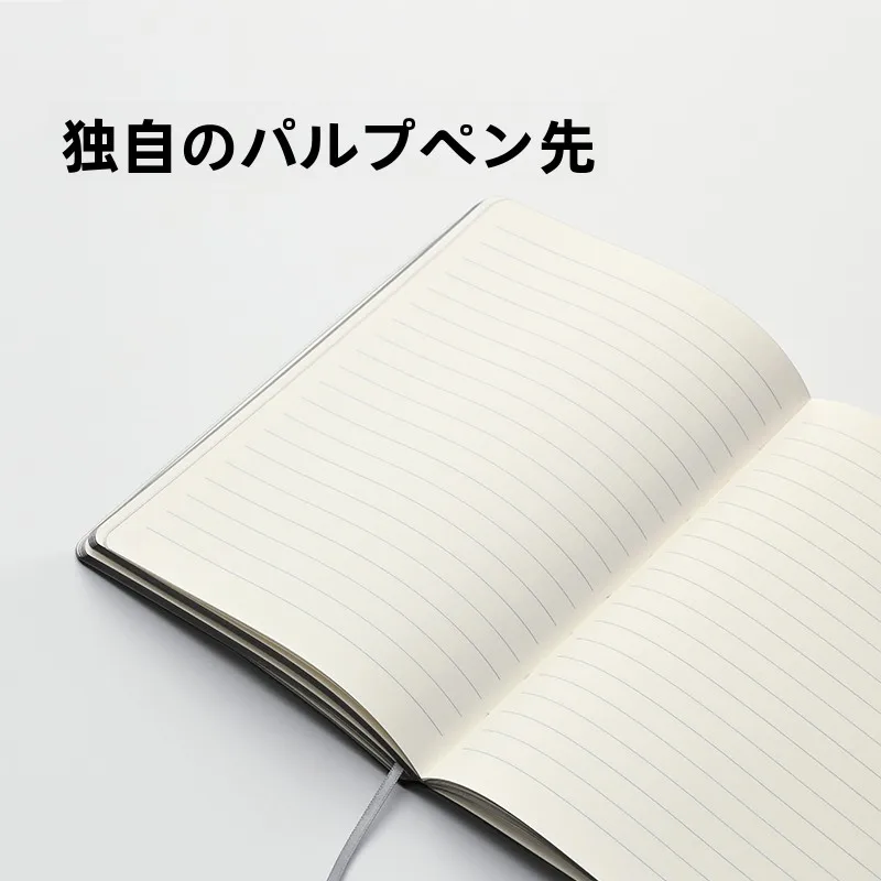 デザイナー仕様のビジネスノート：皮面・活頁装訂で高級感と実用性を両立