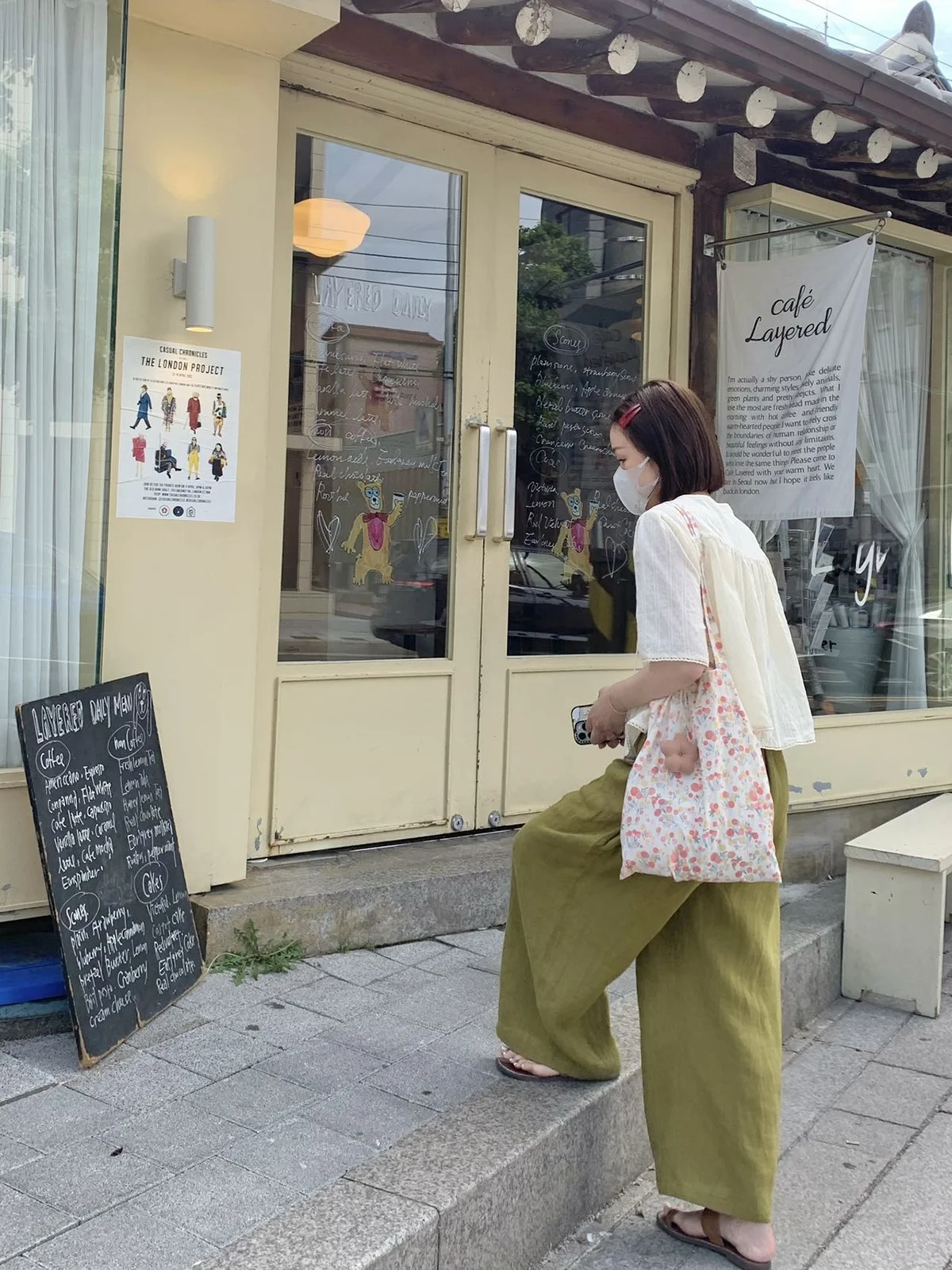 ショルダーバッグ 女性 日常向き レトロ風 コットンキャンバス