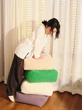 居心地良いデザイン！ルームスタイルの座椅子【リビング・寝室用・フットレスト付き】