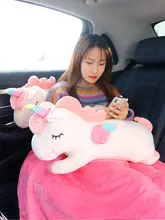 可愛いデザインの車用抱き枕＆毛布【折りたたみ式・高級感あるカーアクセサリー】（セットアップ対応）