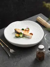 創造的な商用ホテル用プレート【洗練された盛り付け用・フルーツ・デザート・冷菜用】