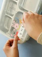 かわいいカートン防水ネームステッカー【幼稚園・小学校用】