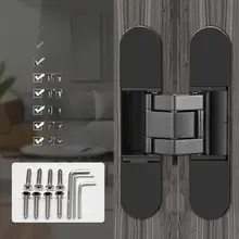 隠しドア用ヒンジ【三次元調整可能・クロスウッドドア用・外開き】