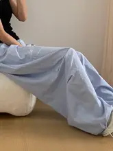 高身長向け ドパミンストライプのワイドパンツ【カジュアル・ジャズダンス用・夏】