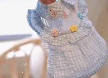 JR 春夏用ペット服【猫犬用・薄手メッシュシャツ・コットン・プリンセスドレス】