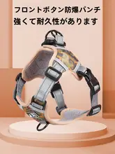中大型犬用ハーネス式リード【防爆デザイン・金毛・ラブラドール対応】