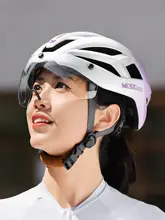 自転車用ヘルメット【マグネット式風鏡・通気性・安全装備】