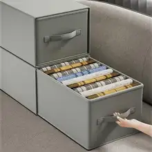 衣類収納ボックス【引き出し式・布製・積み重ね可能・整理用】
