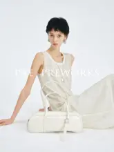 感あるリネンニットベスト【ノースリーブ・重ね着風・カジュアルスタイル】（セットアップ対応）