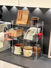 コーヒーラック 卓上 収納棚 引き出し付き カプセルコーヒー ティーバッグ カフェコーナー キッチン インテリア
