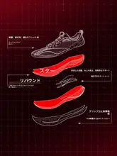 LINING 軽量メッシュ素材のランニングシューズ【通気性・衝撃吸収タイプ】