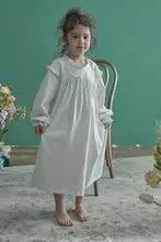 春秋用長袖ニットコットンパジャマ【プリンセスデザイン・子供用・家族お揃い】（セットアップ対応）