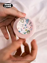 かわいいデザインのピンクボール型スマホマグネットスタンド【デスク用・おしゃれ】
