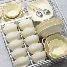 クリーム風 陶器製プレート【食卓用・魚皿・多用途】