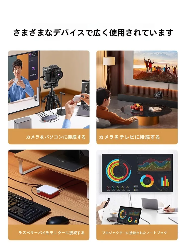 パソコンの配線が散らばっているなら、この1本で整理が叶う？