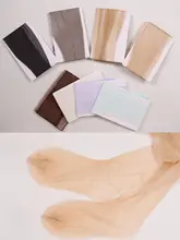 極上の柔らかさ！透け感のある超薄無縫ストッキング【ブラック・360度フィット・カット自由】