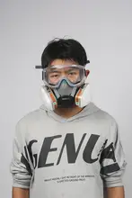 フルフェイス防塵マスク【電動送風機能・工業用・収穫機対応】