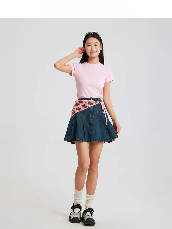 美特斯邦威 レディース短袖Tシャツ【夏用・快適・タイトフィット】