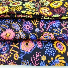 重工刺繍のリネンコットンジャケット【日本式デザイン】