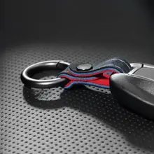 アルカンターラ製 車用キーリング【ユニバーサル対応・おしゃれデザイン】