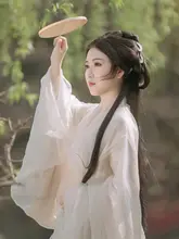 古風な大袖の女性用トップス【魏晋風・ルーズフィット・秋用】
