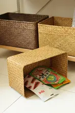 水草編み収納ボックス【大容量・おもちゃや書類の整理に最適】