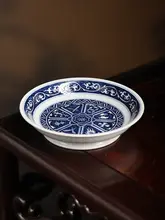 元青花八宝小壺【直径13.3cm・景徳鎮陶器・美しい絵柄】