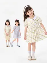 女の子用 花柄ワンピース【夏用・薄手・プリンセススタイル】