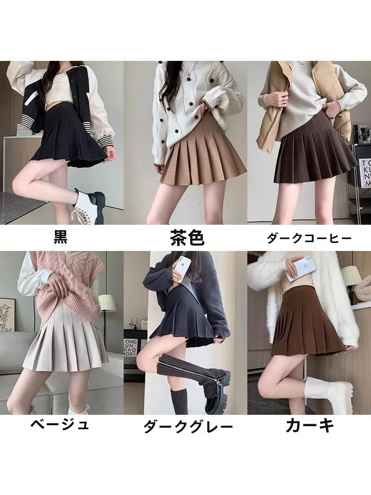 プリーツスカート コーデ 完全ガイド ダークグレーウールのバランス術