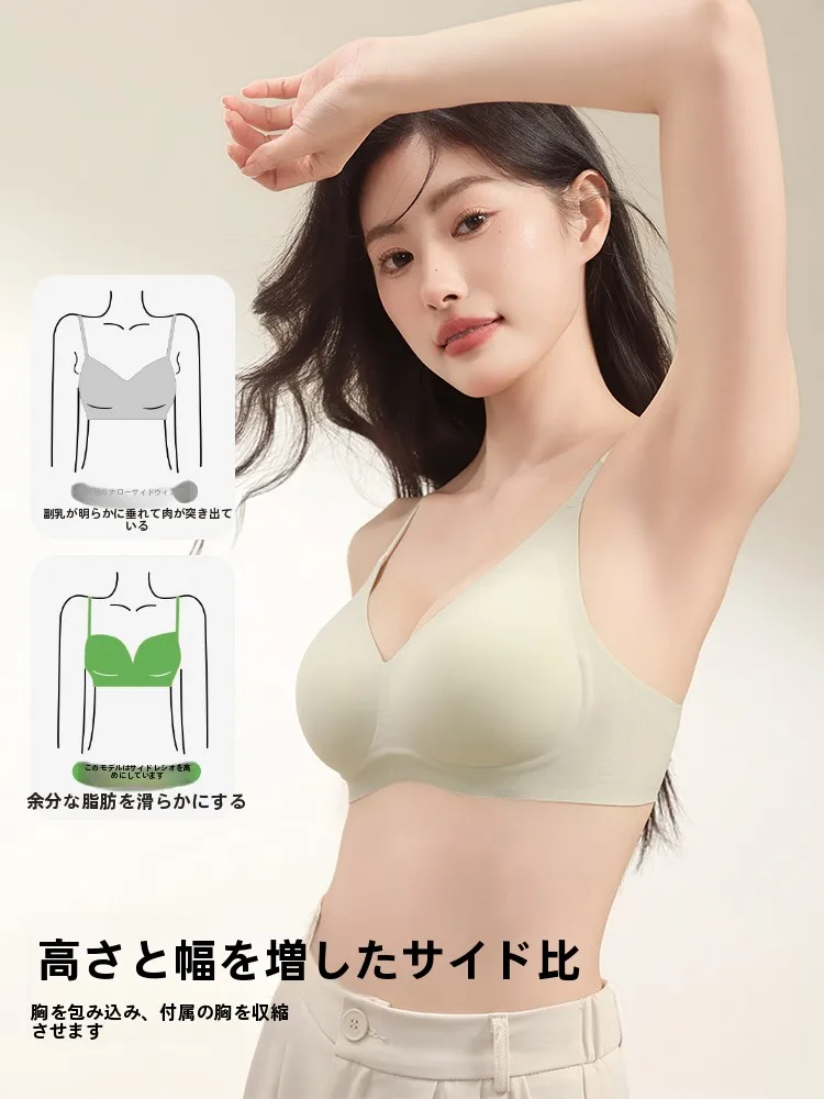 極上の柔らかさ ノンワイヤーブラジャー：小胸効果と副乳ケアを実現する3D軟承托設計