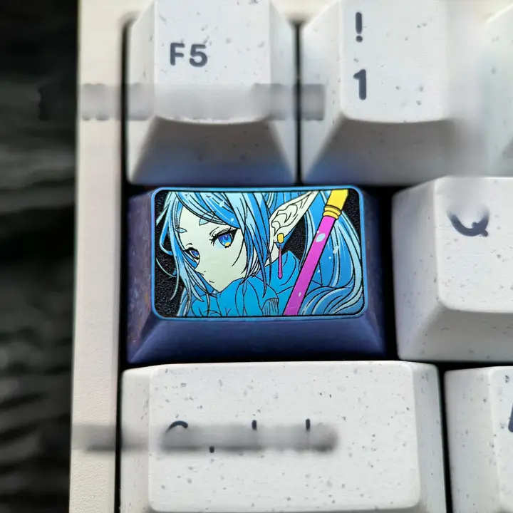 カラフルなチタン合金キートップ【1.5U・アニメデザイン】