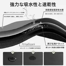 レトロ陶器製 吸水マット【シリカゲル・洗面台・台所用・水切りマット】
