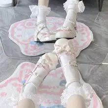 かわいい甘美なロリータシューズ【プリンセススタイル・ローヒール】（セットアップ対応）