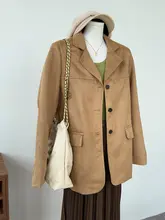 極上の柔らかさのスエード調ジャケット【春秋用・レトロデザイン・小柄向け】