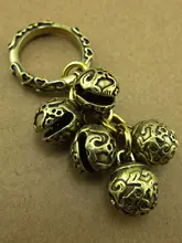 真鍮製 小さな鈴 キーホルダーやアクセサリー用【DIYパーツ・ペンダント・チャーム】