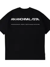 シンプルな黒色のコットン半袖Tシャツ【メンズ・ゆったり・クルーネック・夏用】