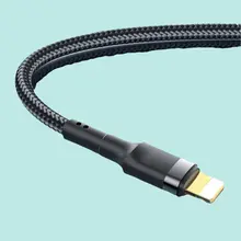 iPhoneおよびiPad対応USB急速充電ケーブル【二メートル・車載用】