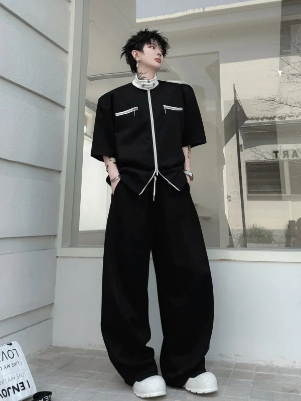 かっこいいファッション メンズ どうやって着るか？夏の1着で解決するシンプルでスタイリッシュなスタイルとは