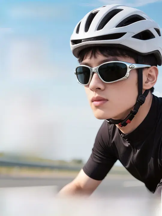 スポーツ偏光サングラス【男女兼用・自転車・バイク・ランニング対応・防風】