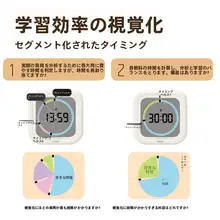 電子タイマー【学習・子供用・時間管理】