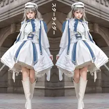星辉騎士風ゴシックスタイルの軍装コスチューム【ロリータ風・ヴィンテージデザイン】（セットアップ対応）