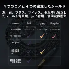 ヘッドフォンケーブル 使う人 DIY 単結晶銅 0.78mm 4.4バランスシールド弾丸同軸