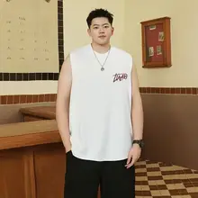 極上の柔らかさ！メンズ夏用 無地ノースリーブTシャツ【大きいサイズ・ゆったりフィット】