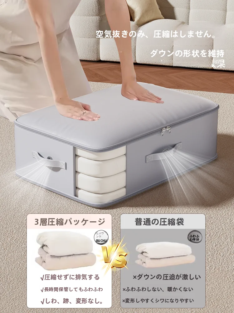 布団収納袋の効果と選び方：友納 SND1101-1 大容量圧縮収納袋の実用性解析