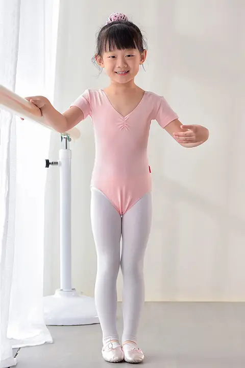 子供用バレエダンスウェア【半袖・練習用・試験対応】