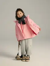 暖かく快適な子供用3WAYコート【秋冬用・大きいサイズ・女の子用】