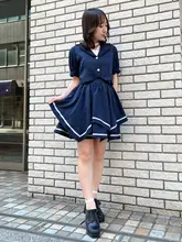 axes femme 不規則裾デザインのフィットショートスカート【レディース・元気な印象】