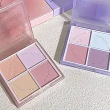 多色マットタイプのバイカラーリップ＆チークパレット【ナチュラルメイク用・女性向け】（セットアップ対応）